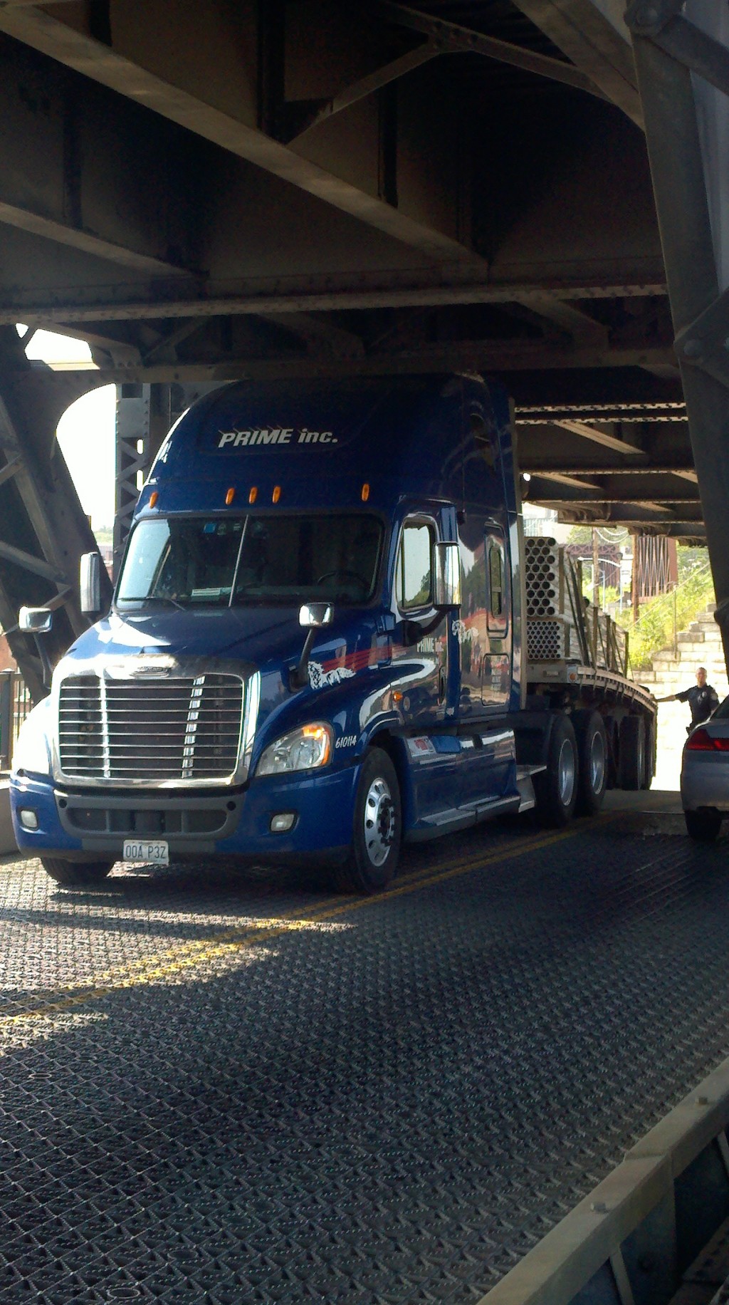 Truck stuck